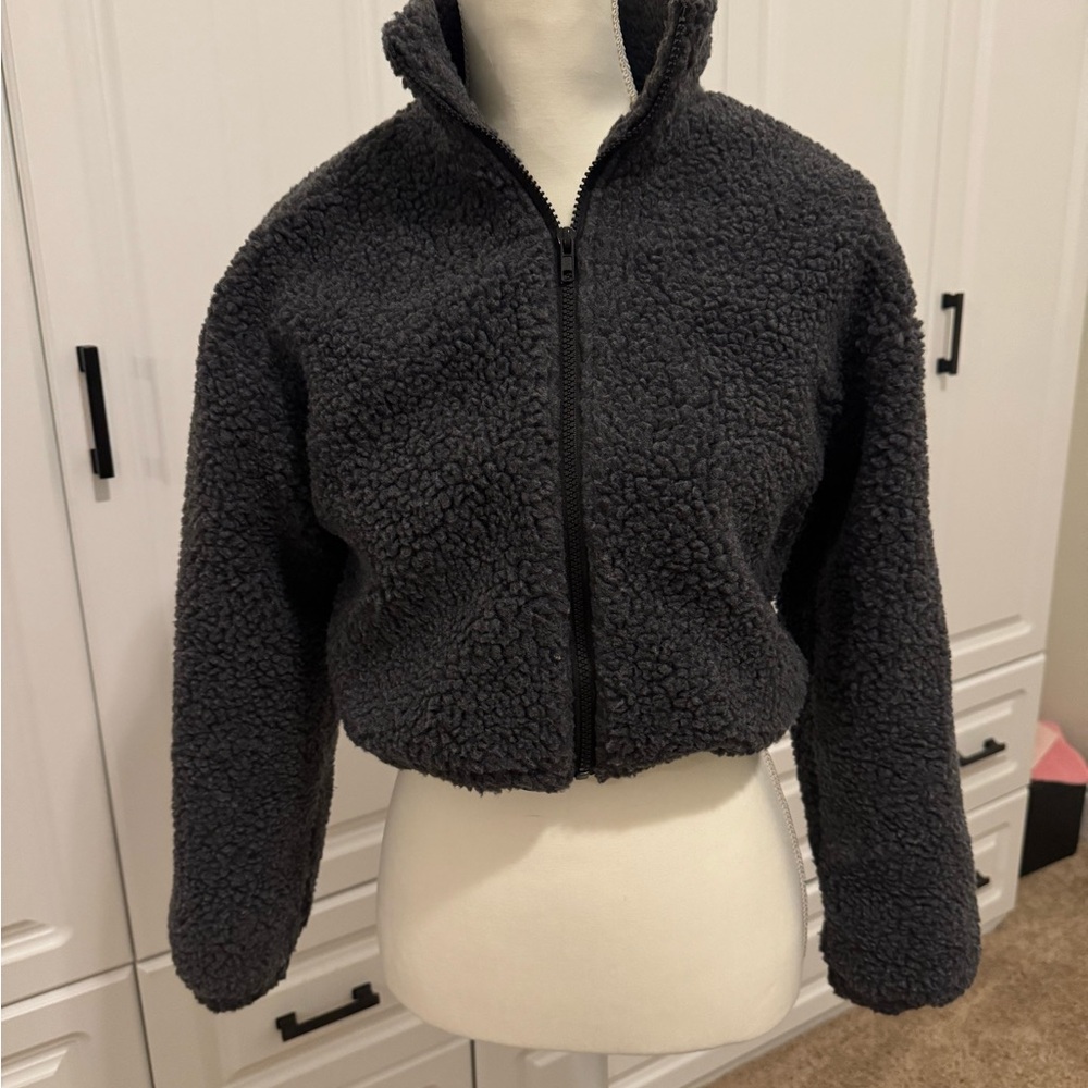 Cozy Black Sherpa Jacket